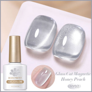 1 Bottle BORN PRETTY 10ml Water Light Cat Magnetic Gel Nail Polish Semi Permanent Soak Off Crystal Gel Polish For Nails Manicure