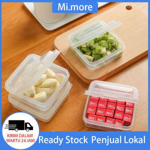 Mi.more 2Pcs Kotak Penyimpanan Keju Transparent/ Mentega / Buah / Sayuran Portabel