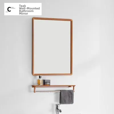 SHIGE | Hole-Free Hanging Bathroom Mirror