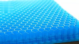 44x44 cm เบาะเจลซิลิโคน เบาะเจล 2 ชั้น หนาพิเศษ กันกระแทกเพื่อสุขภาพ ลดอาการปวดหลัง แผลกดทับ  เพื่อสุขภาพ ลดปวดเมื่อยหลัง ก้น รองนั่งขับรถ