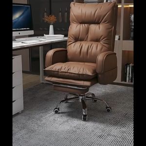 NEIKIA เก้าอี้โซฟา เก้าอี้นั่งทำงาน เก้าอี้ เก้าอี้เจ้านาย เก้าอี้สำนักงาน เก้าอี คอมพิวเตอร์ เก้าอี้เจ้านาย นอนได้ มีเท้าเหยียบ สะดวกสบาย การหมุน 95/110cm Office Chair