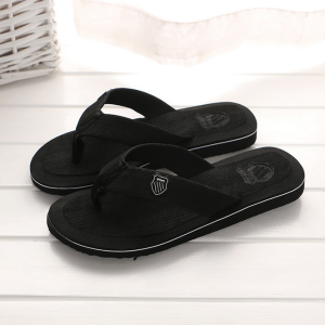 Casual Beach Sandals 2025 Summer Flat Bottom Foam Clogs Anti-Slip Thong Slippers Outdoor Wear Trendy Mens Slip-On Shoes
