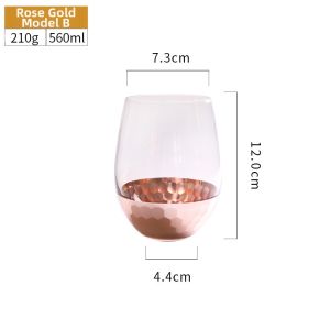 Gold Plated Cocktail Glass
