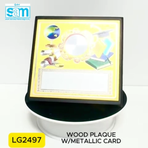 LG2497 Plak Kayu Wood Plaque (Hadiah Sukan Dan Anugerah) Trophy Cenderahati