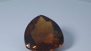 Natural 24.80 Ct Brazilian Citrine Yellow Pear Cut Eye Clean Loose Gemstone