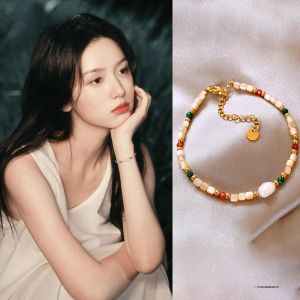 Demi-luxe Small-scale Chic Multicolor Pearl Bracelet