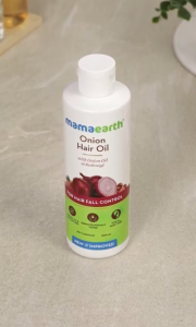 Mamaearth Onion Hair Oil with Onion Oil & Redensyl for Hair Fall Control | Boosts Hair Growth | Adds Strength & Shine | 200 ml