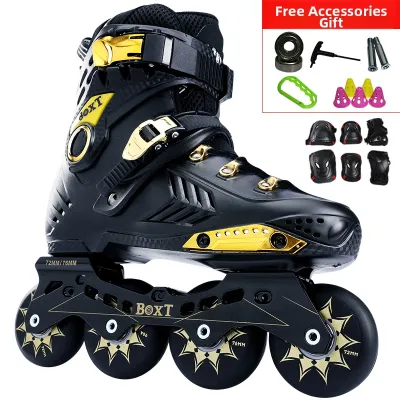 Adult Beginner Inline Skates For Flat Ground With Flashing