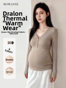 Mom Jane | Breastfeeding Fashionable Maternity Top Autumn Winter Wear Padded