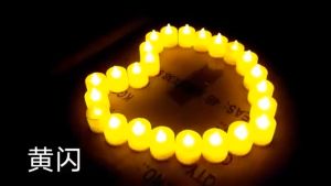 6PCS LED Candle Light Battery Powered Lighting Night Lamp
