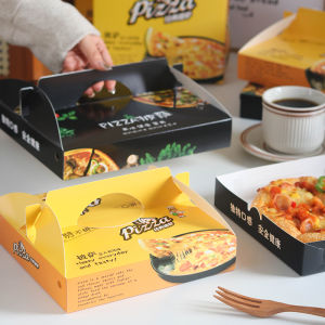 กล่องอบปิ้งแบบถือได้หนาพิเศษ ใช้แล้วทิ้ง ขนาด 6/7/8/9 นิ้ว กล่องใส่ขนมปังสำหรับทำบุฟเฟต์ในบ้าน