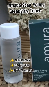 Amura Toner - 100 ml | Stay Young Cleanser Toner - Memperkuat Skin Barrier - Melembapkan & Menghidrasi Kulit Wajah - Menjaga Skin Barrier - Menyegarkan Wajah | TONER AMURA ORIGINAL BPOM FREE KAPAS UNTUK TONER