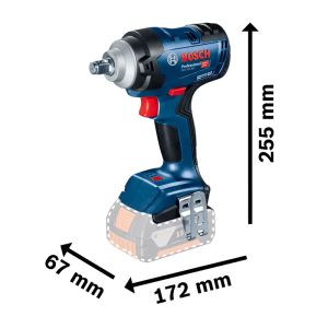 Bosch | Bosch GDS 18V-400 Brushless Impact Wrench 18V High Torque Cordless Lithium Electric Wrench Professional Power Tool