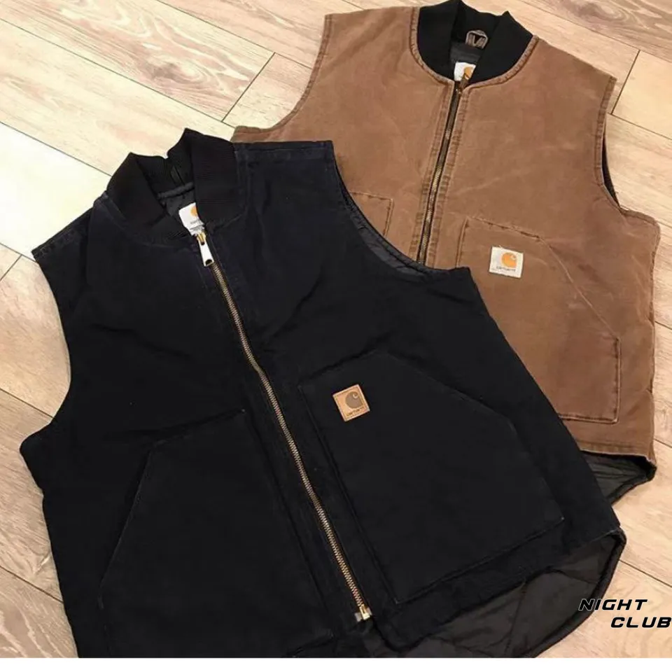 Carhartt V01 Carhart Loose Fitting Waistcoat Work Vest Quilted Outdoor Windproof Warm Trendy Men and Women Lazada PH