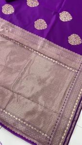 [Pre Order] 1 Minute Ready To Wear / Normal SOFT LICHI SILK Saree ~ Delivery Lead Time : 10 days
