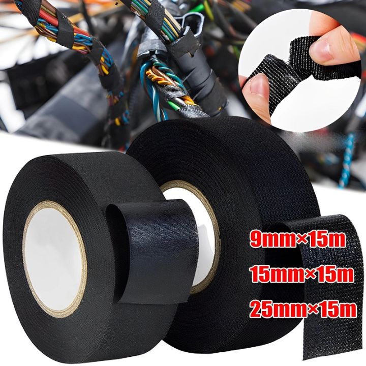 15M Xe Chịu Nhiệt Chống Cháy Băng Keo Vải Điện Băng Cho Xe Hơi Phụ Kiện ...