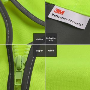 LIKAI | Premium High Visibility Reflective Safety Vest