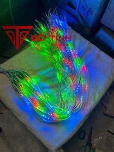 Dây Led nháy đuổi 1 mét. Dây led trang trí ô tô xe máy 12/24v
