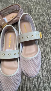 Sepatu Wanita Terbaru/Sepatu Flat Shoes Gatica AP 100/Sepatu Balet Jaring Kekinian