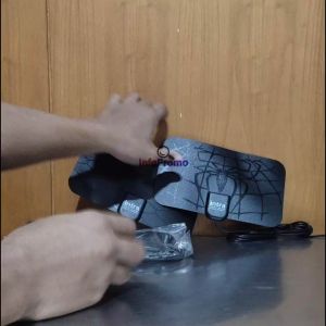 Antena TV Digital Indoor INT-HD16 Diagonal / INT-HD17 Spider Dan Power Supply INT-855 - Hitam Original SNI