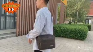 cocosale Six Ziper Bags!! multi-layer mens bag crossbody bag wallet mens waterproof shoulder bag