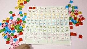 Montessori Child Double Face Puzzle Number Word Wood Learning Board Math Tools Educational Game Toys 儿童数字文字游戏