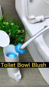 Disposable Toilet Bowl Brush Set c/w 16pcs Dissolved Detergent Pad