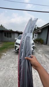 HONDA CIVIC FE 2022 - 2024 MUGEN Door Visor Grade A Premium Acrylic Smoke Black Rain Guard Window Car Air Press