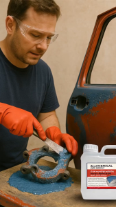 5KG.น้ำยาลอกสีสูตรเข้มข้น ลอกสีเก่า ลอกสีอุตสาหกรรมและงาน DIY ลอกสีเร็ว ใช้งานง่าย 5KG. พร้อมส่ง