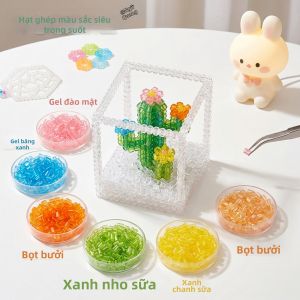 YUGUANG | Hạt DIY Trong Suốt Pha Màu Ống Nhựa Mềm