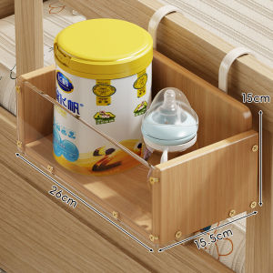 Diaper And Bottle Storage Shelf For Crib
