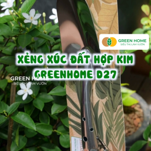 Xẻng Xúc Đất Greenhome D27xR8cm Dụng Cụ Làm Vườn Hợp Kim Chống Rỉ Siêu Bền Dễ Vệ Sinh Tiện Lợi