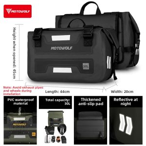Motowolf | Waterproof Motorcycle Side Bag