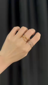 MINIMALIST LAB Titanium Motion Loop Ring Cincin Loop Minimal