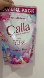 Calla Liquid Fabric Conditioner Bliss by Marian Rivera Special Edition Save 1L Pack.