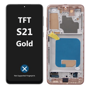 TFT For Samsung S21 5G SM-G991B G991B/DS G991U LCD Display Touch Screen Digitizer Assembly S21 Screen Replacement with Frame