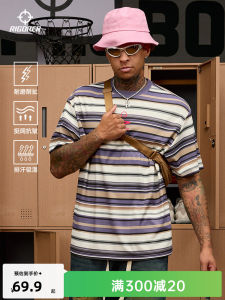 Mens Short Sleeve T-Shirt Casual Sportswear round Neck Basketball Training Running Breathable Polyester Fiber Spring Summer