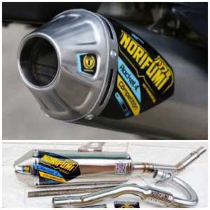 Knalpot racing NORIFUMI ROCKET 4 FULLSYSTEM CRF 150L - KLX 150 - DTRACKER - WR155