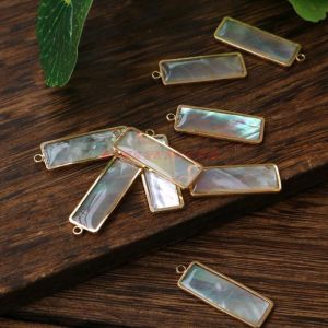 Color Retention Copper Oil Drip Shell Long Pendant Handmade Earring Hairpin Tassel Jewelry Accessories Material Pearl Mother of Pearl