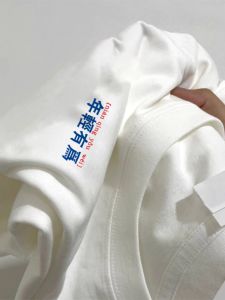 Áo Thun Cotton Tay Ngắn Thường Ngày Cho Nam Mùa Hè Mới Về Dáng Rộng Thoải Mái in Họa Tiết Thời Trang Thường Ngày