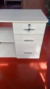 Home Office Desk File Cabinet (with Lock)Movable Bookcase Storage Cabinet Printer Placed Cabinet