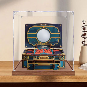 Acrylic Display Box Cosmetic Storage Organizer Dustproof Figure Storage Case Creative DIY Makeup Box Fanke Ancient Style Gift Box