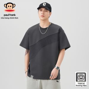 Paul Frank | Áo Thun Tay Ngắn Màu Đen Phong Cách Mỹ Nam