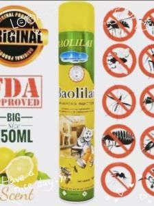 Original Baolilai Mosquito Killer 750ML Lemon Insecticide Aerosol Insect Spray