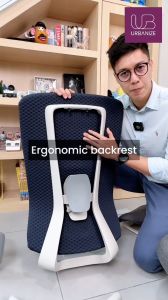 [ร่วม Easy E-receipt] Urbanize เก้าอี้ทำงานรุ่น Executive สไตล์ผู้บริหาร ผ้าพิงหลัง 3D Elastic Mesh นุ่มสบาย พร้อมเบาะ memory foam และระบบ Wave spring นั่งนุ่มตลอดวัน