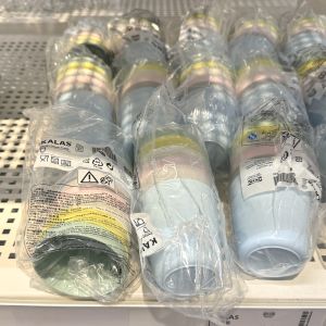 Ikea Kallar Childrens Plastic Water Cup Durable Baby Nursery Early Education Colored Cup Mouth Rinse Cup Macaron Colors Fresh Style