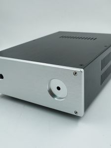 Full Aluminum Computer Audio Amplifier Case DIY High End Power Supply Separate Body HiFi Sound System Artistic Elegant Design