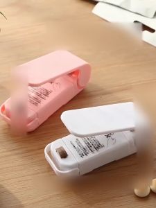 KUKE Hand Sealer Plastik Mini Alat Press Perekat Plastik Mini Vacuum Pack Sealer dengan Magnet Sealer Mini Sealing Machine