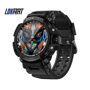 LOKMAT ATTACK Pro Outdoor Sports Smartwatch BT Call Smart Watch Camera Control  Information Reminder Waterproof Watch Music Player Fitness Tracking Men Healthy Monitor DIY Dial