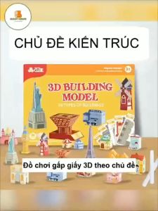 Đồ Chơi Giáo Dục Bộ Gấp Hình 3D - ORIGAMI Không Dùng Kéo Làm Thủ Công Giúp Phát Triển Sự Khéo Léo Và Tư Duy Cho Trẻ - Tiệm Nhà Sóc 2023